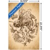 Trends International Brigid Ashwood - Sepia Bee and Rose Unframed Wall Poster Prints - 3 of 4