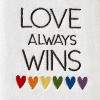 2pk Love Always Wins Hand Towel White - SKL Home - 3 of 4