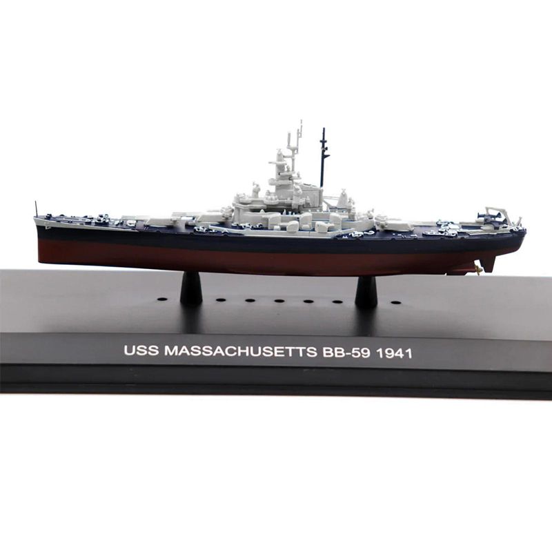USS Massachusetts BB-59 Battleship (1941) 1/1250 Diecast Model by Legendary Battleships, 2 of 5