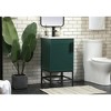 Elegant Lighting 18 inch single bathroom vanity in green - 3 of 4