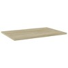 vidaXL Bookshelf Boards 8 pcs Sonoma Oak 23.6 in.x15.7 in.x0.6 in. Engineered Wood - 2 of 4