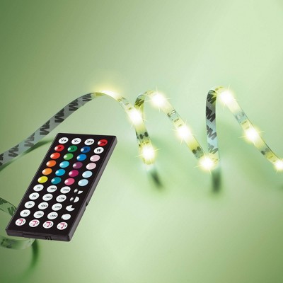 24.6ft Bedroom RGB String Lights with Remote Control LED Light Bar