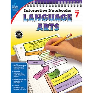 Language Arts, Grade 7 - (Interactive Notebooks) by  Pamela Walker McKenzie (Paperback) - 1 of 1