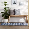 Design Imports Buffalo Check Chindi - Navy & White - 2 Ft 3 In X 6 Ft - 3 of 4