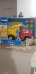 Drop And Go Dump Truck VTech Toys Baby Kids Construction Toy NEW 