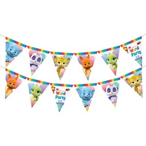 Treasures Gifted Word Party Birthday Banner Pennant - Word Party Birthday Supplies - 1 Pack - 1 of 4