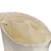 Generic 5pack Beige Women's blank large Size Canvas Crossbody Tote Handbags Shoulder Bag - 3 of 4
