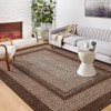 Braided Area Rug with Non-Slip Backing, Modern Accent Carpet for Bedroom, Living Room, Dining Room & Hallway, Foldable Low Pile Throw Rug - 2 of 4