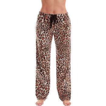 Just Love Womens Buffalo Plaid & Winter Print Micro Fleece Pajama Pants - Christmas PJs
