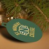 St. Norbert College Green Knights Logo Aluminum Holiday Christmas Tree Ornament - 4 of 4
