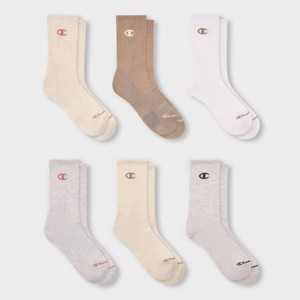 Champion Women's 6pk Crew Socks - 1 of 4