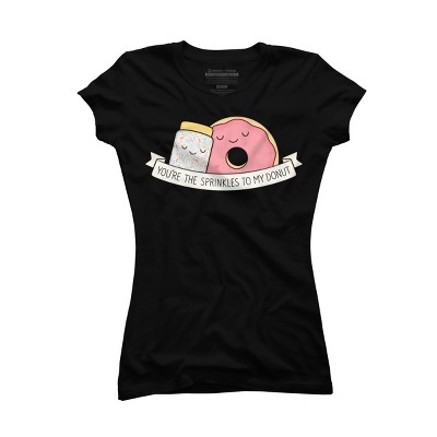 Junior's Design By Humans You're the sprinkles to my donut By kimvervuurt T-Shirt