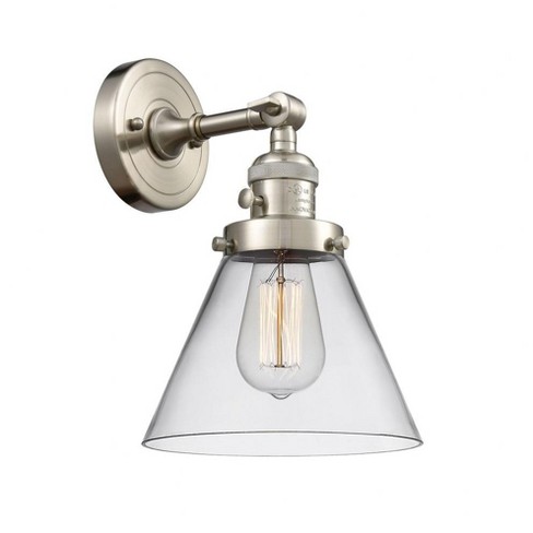 Innovations Lighting Cone 1 - Light Sconce in  Brushed Satin Nickel - image 1 of 1