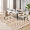 Modern Rug Machine Washable Contemporary Striped Accent Carpet - 2 of 4