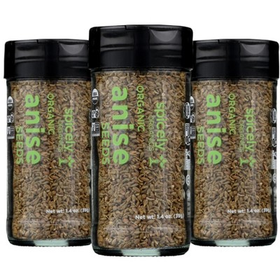 Spicely Organics Anise Seeds - Case of 3/1.4 oz