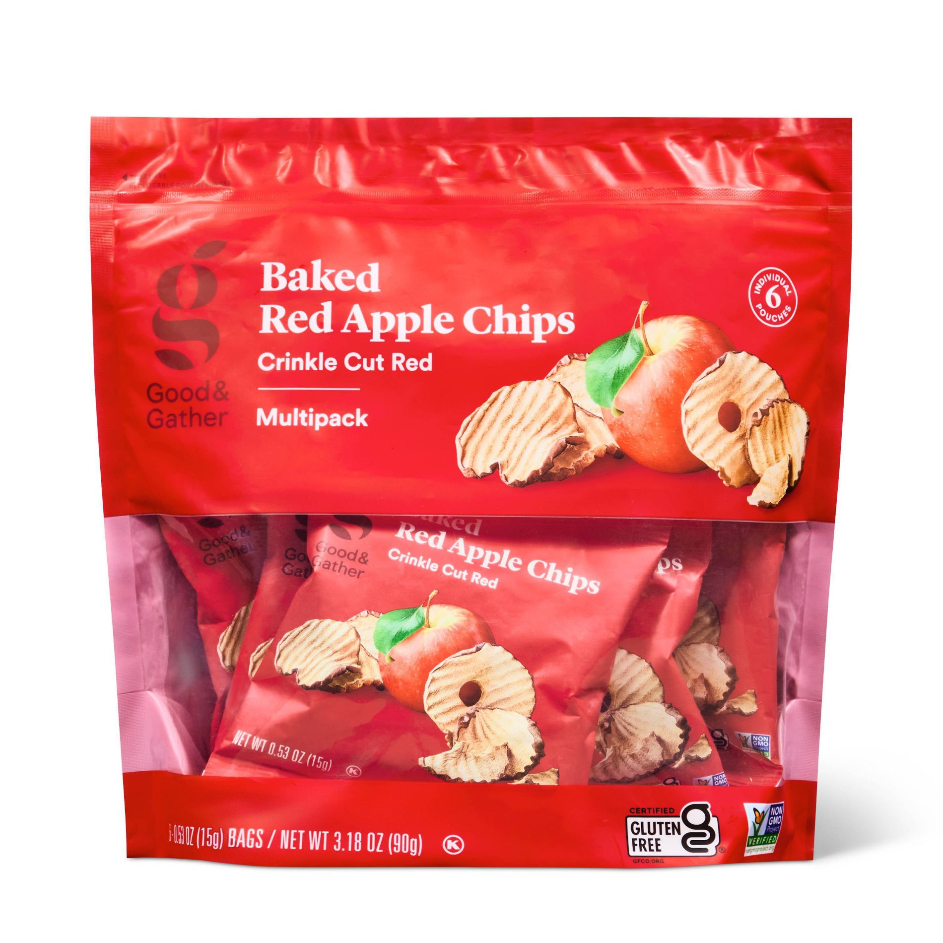 Red Apple Chips - 3.18oz / 6ct - Good & Gather™