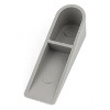 Unique Bargains Home Rubber Doorstops Gray 3.7" x 1.1" x 1.1" 2 Pcs - 2 of 3