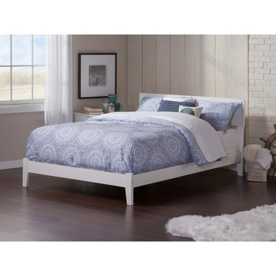 Orlando Full/Double Rubberwood Bed with Sleek Headboard and USB Ports