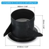 Unique Bargains ABS Plastic Adjustable Round with Screen Office Air Vent Cover - 2 of 4