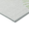 Artichoke Green And Ivory Abstract Washable Indoor Outdoor Area Rug - 4 of 4