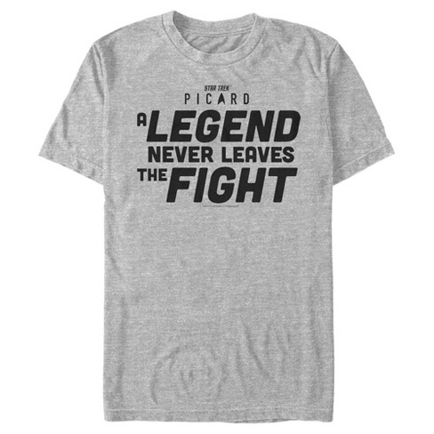 Men's Star Trek: Picard A Legend Never Leaves the Fight Logo T-Shirt - image 1 of 4