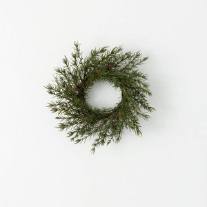 Sullivans Artificial Christmas Cedar Pinecone Accent Ring  Green  Indoor Christmas DÃƒÂ©cor - 1 of 3