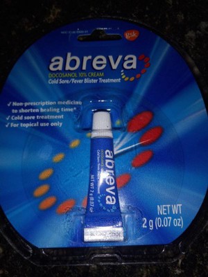 Abreva Docosanol 10% Fever Blister and Cold Sore Treatment, 0.07 Oz 