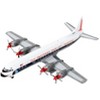Lockheed L-188 Electra Commercial Aircraft "Eastern Air Lines" White with Dark Blue 1/400 Diecast Model Airplane by GeminiJets - 2 of 3