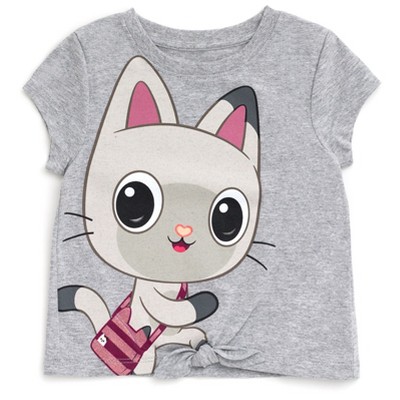 Gabby's Dollhouse Dreamworks Gabby's Dollhouse Pandy Paws MerCat Big Girls 3 Pack T-Shirts Gray / Purple / Pink 10-12 — фото 3