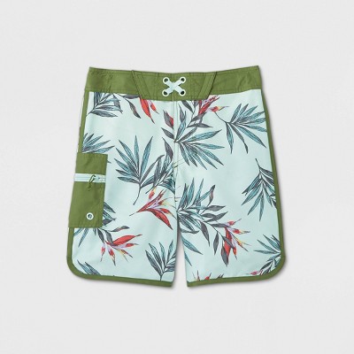 olive green swim trunks