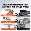 VEVOR Double Overshelf, Double Tier Stainless Steel Overshelf, 12 x 60 Inch Double Deck Overshelf, Height Adjustable Overshelf Prep Work Table - 3 of 4