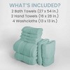 8pc Odor Resistant Assorted Bath Towel Set - Bennett & Shea Home - 3 of 4