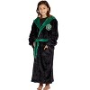 Harry Potter Hogwarts Houses Girl's Plush Robe - 2 of 4