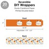 Big Dot of Happiness Happy Thanksgiving - Fall Harvest Party Favors and Cupcake Kit - Fabulous Favor Party Pack - 100 Pieces - 3 of 4