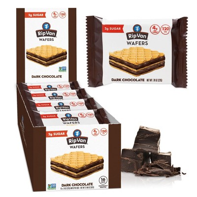 Rip Van Dark Chocolate Wafer Cookies (Pack of 16)