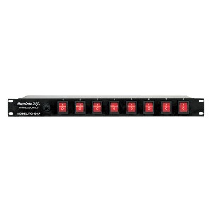 ADJ American DJ PC-100A 19 Inch Rack Light Power Distribution Center with On-Off Switches - 1 of 4