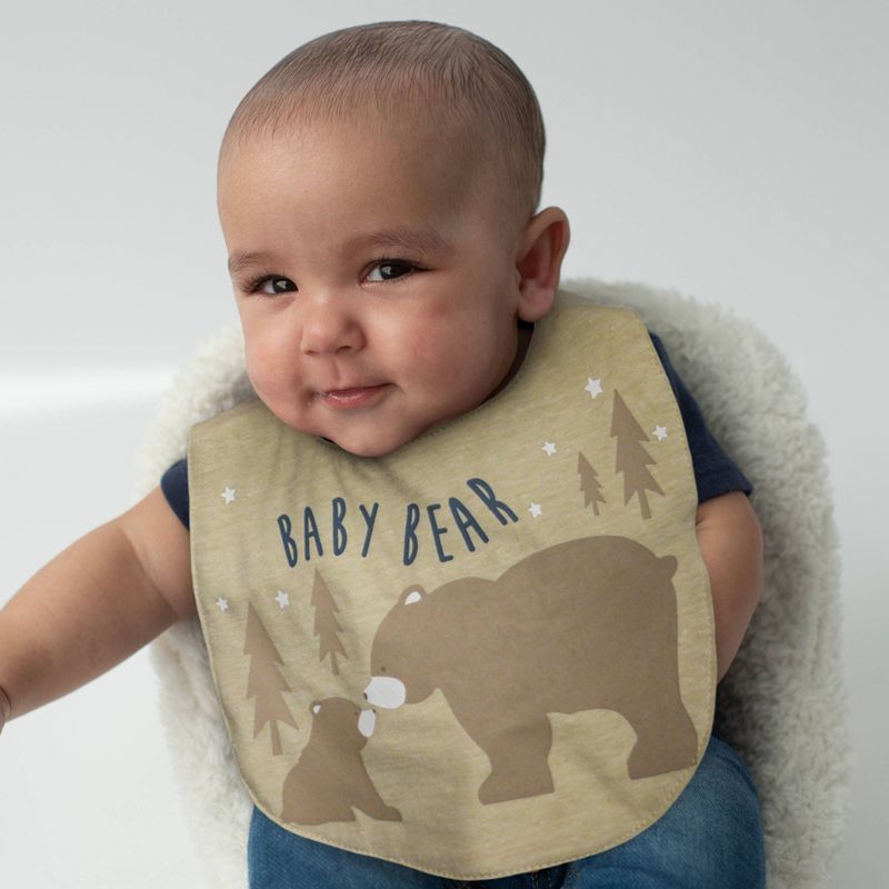 Neat Solutions Aspirational Sayings Printed Water-Resistant Lined Infant Bib Set - 5pk, 2 of 8