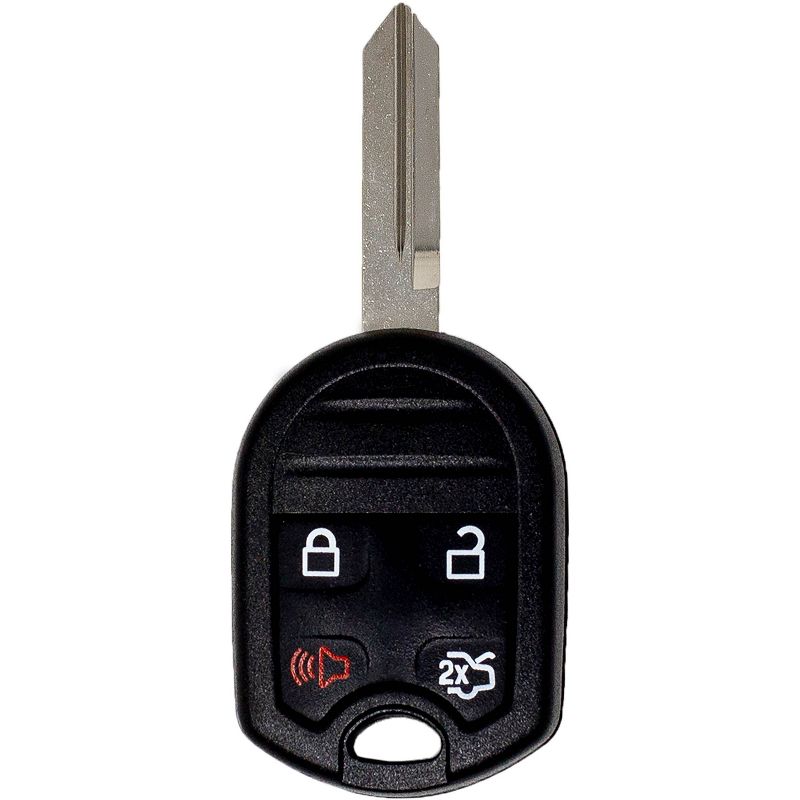 Car Keys Express 4 Button Universal Remote &#38; Key Combo Black, 4 of 10