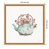 Amanti Art Garden Tea 03 by Lisa Audit Canvas Wall Art Print Framed 16 x 16-in. - 4 of 4
