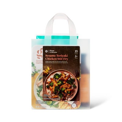 Sesame Teriyaki Chicken Stir Fry Meal Bag - 44.8oz