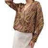 Women's Link Motif Surplice Blouse - current air - 4 of 4