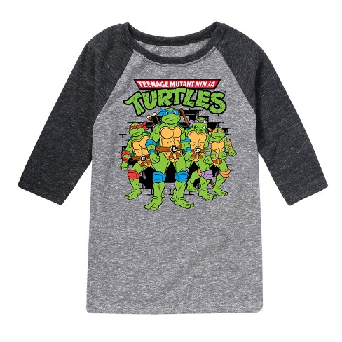 Boys' - Teenage Mutant Ninja Turtles - Group Logo Brick Wall - image 1 of 4