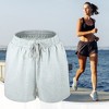Unique Bargains Women's Flowy Running Shorts Casual High Waisted Workout Shorts 1Pc - 2 of 4
