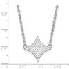 Black Bow Jewelry Sterling Silver Furman Paladins NCAA Necklace 18 Inch - 2 of 4