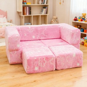 Hooseng Modular Sofa, Folding Game Sofa, Convertible Sofa Furniture, Lazy Boy Sofa, Foam Block Game Sofa for Game Rooms - 1 of 4