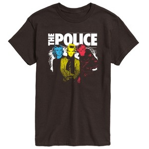 Men's - The Police - The Police Color Pop Short Sleeve Graphic T-Shirt - 1 of 3
