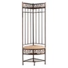 Kings Brand Furniture Salini Metal Corner Entryway Hallway Storage Bench with Coat Rack - 2 of 4