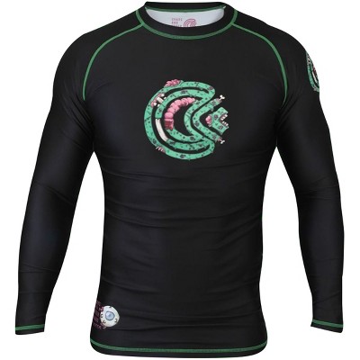 Chaos and Order Z-Series Premium Long Sleeve Jiu-Jitsu Rashguard White 
