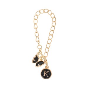Unique Bargains Butterfly Heart Cup Chain Charm Water Cup Pendant 1 Pc - 1 of 4