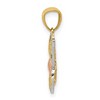 Black Bow Jewelry 14k Yellow & Rose Gold with White Rhodium 22mm Butterfly Heart Pendant - 2 of 4